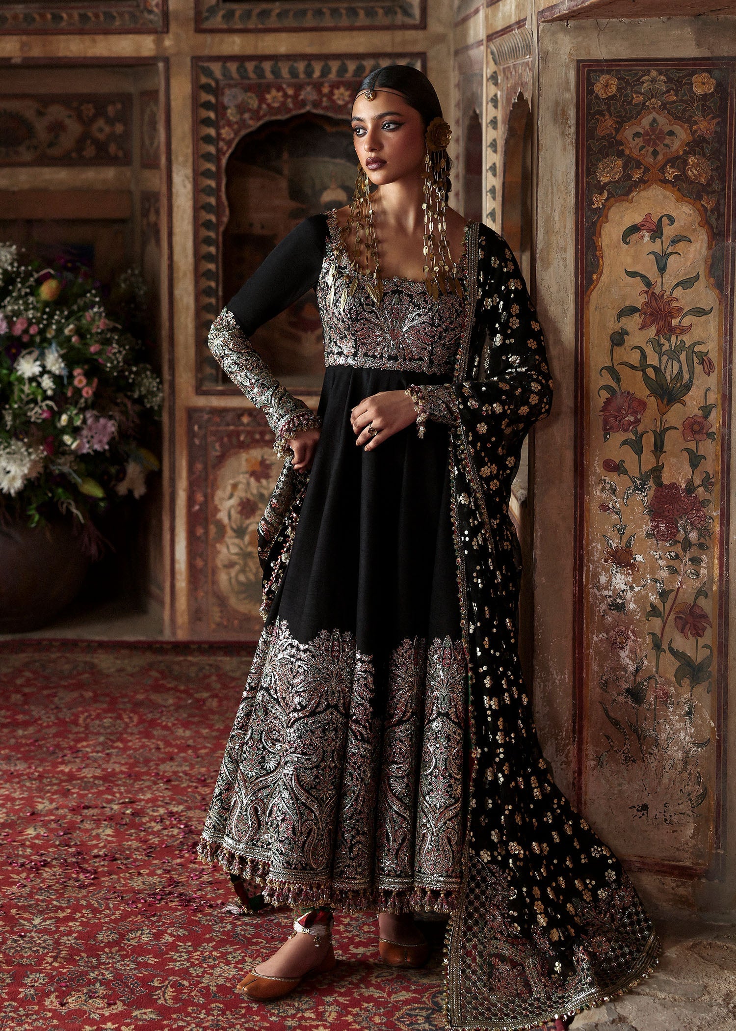 Hussain Rehar Massarat Embroidered Raw Silk Unstitched 3Pc Suit Noor hussain-rehar-massarat-embroidered-raw-silk-unstitched-3pc-suit-noor