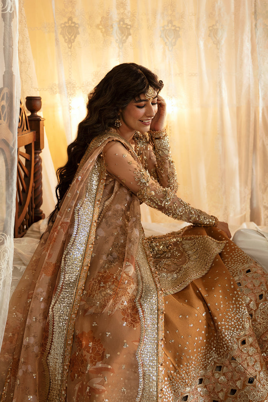 Hayat by Afrozeh Embroidered Net Unstitched 3Pc Suit AFH-24-06 NOORAY