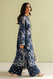 Coco by Zara Shahjahan Prints Unstitched Lawn 3Pc Suit D-08A NORA