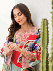 Faiza Faisal Aura Pret Embroidered Thai Silk 2Pc Suit - Nouf