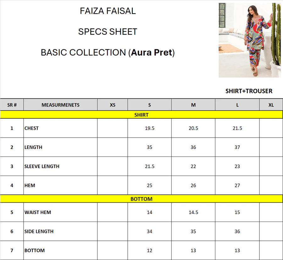 Faiza Faisal Aura Pret Embroidered Thai Silk 2Pc Suit - Nouf