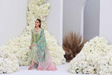 Mina Hasan Embroidered Chiffon Unstitched 3Pc Suit - Noura