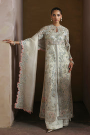Soraya Lumene Embroidered Organza Unstitched 3Pc Suit - Novara