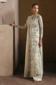 Soraya Lumene Embroidered Organza Unstitched 3Pc Suit - Novara