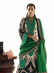 Zainab Chottani Embroidered Marina Twill Unstitched 3Pc Suit D-07 Novaya