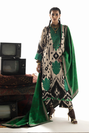 Zainab Chottani Embroidered Marina Twill Unstitched 3Pc Suit D-07 Novaya