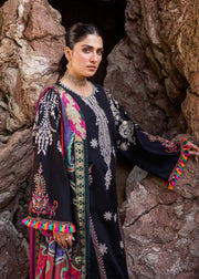 Siraa by Sadaf Fawad Khan Embroidered Lawn Unstitched 3Pc Suit - Nuha (A)