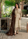 NUREH Exclusive Embroidered Leather Peach Unstitched 3Pc Suit NE-294