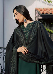 NUREH Exclusive Embroidered Leather Peach Unstitched 3Pc Suit NE-299