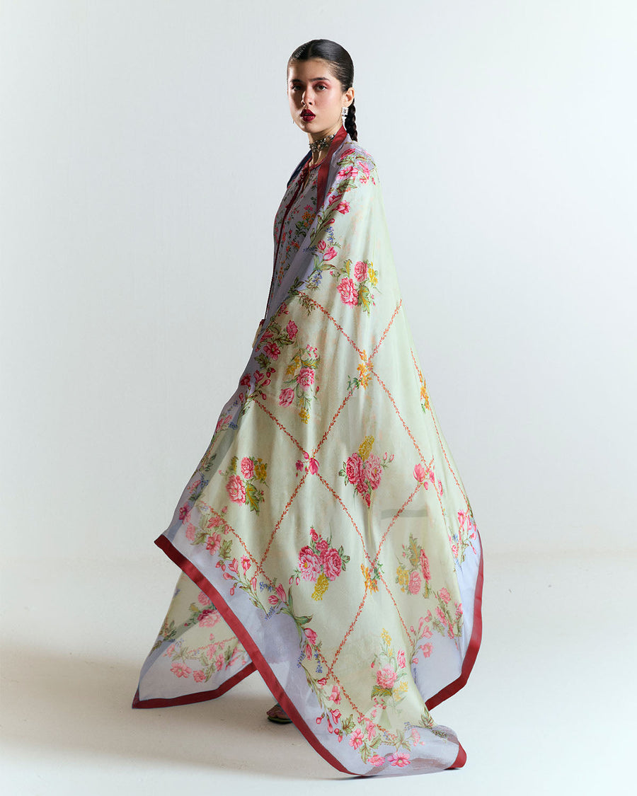 Jugnu by Hussain Rehar Unstitched Embroidered Lawn 3Pc Suit - Nyami