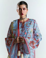 Jugnu by Hussain Rehar Unstitched Embroidered Lawn 3Pc Suit - Nyami
