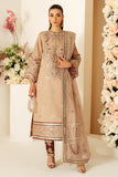 Alizeh Fashion Luxe Embroidered Raw Silk Unstitched 3Pc Suit AF-RS-06-Oak