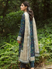 Rang by Motifz Digital Printed Khaddar Unstitched 3Pc Suit 4345-OBSIDIAN