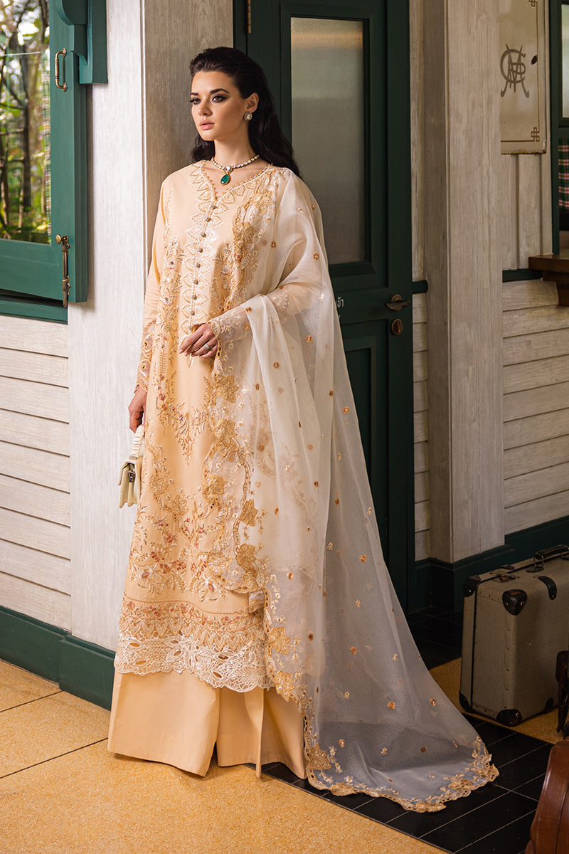 Mushq Orient Express Embroidered Lawn Unstitched 3Pc Suit MSF-10 Odyssey