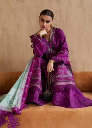 Suffuse Eid Unstitched Embroidered Lawn 3Pc Suit - OIRA