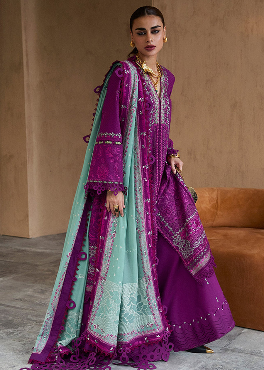 Suffuse Eid Unstitched Embroidered Lawn 3Pc Suit - OIRA