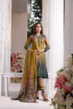 Feathers Nayab Unstitched Digital Printed Lawn 3Pc Suit OLIVE WIND-NJL-030