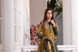 Feathers Nayab Unstitched Digital Printed Lawn 3Pc Suit OLIVE WIND-NJL-030