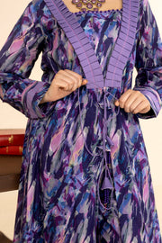Safwa Orla Unstitched Printed Lawn 2Piece Suit - OLO02