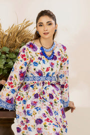 Safwa Orla Unstitched Printed Lawn 2Piece Suit - OLO03