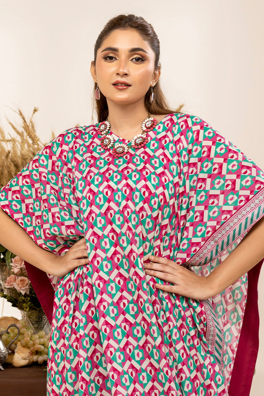 Safwa Orla Unstitched Printed Lawn 2Piece Suit - OLO04