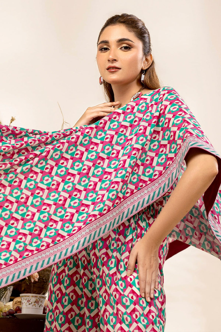 Safwa Orla Unstitched Printed Lawn 2Piece Suit - OLO04