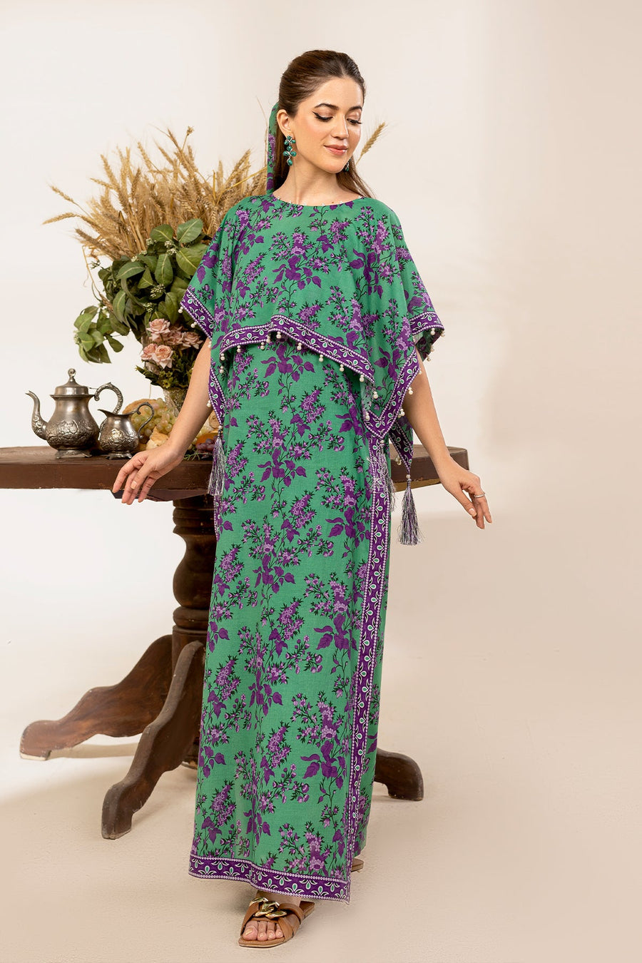 Safwa Orla Unstitched Printed Lawn 2Piece Suit - OLO06