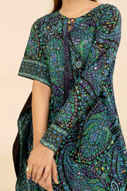 Safwa Orla Unstitched Printed Lawn 2Piece Suit - OLO09