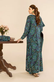 Safwa Orla Unstitched Printed Lawn 2Piece Suit - OLO09