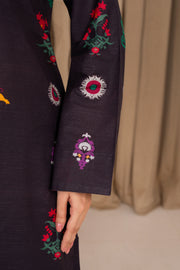 Feathers Digital Printed Khaddar Unstitched 3Pc Suit ONYROS-FT597