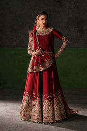 Emaan Adeel Verve Embroidered Raw Silk Unstitched 3Pc Suit - ONYX MUSE