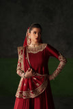 Emaan Adeel Verve Embroidered Raw Silk Unstitched 3Pc Suit - ONYX MUSE