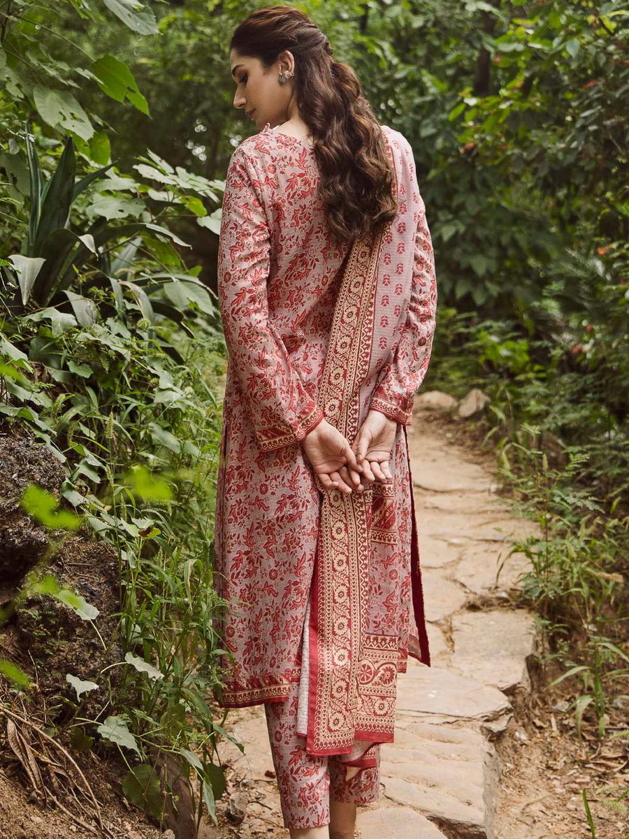 Rang by Motifz Digital Printed Khaddar Unstitched 3Pc Suit 4348-OPAL
