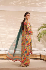 Feathers Premium Printed Lawn Unstitched 3Pc Suit OPAL-FT252