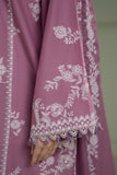 Cross Stitch Mahiri Embroidered Lawn Unstitched 3Pc Suit - ORCHID GLAZE
