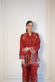 Faiza Faisal FNF Day-Out Printed Poly Lawn Pret 2Pc Suit - ORIYA