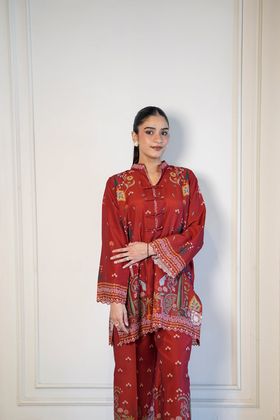 Faiza Faisal FNF Day-Out Printed Poly Lawn Pret 2Pc Suit - ORIYA
