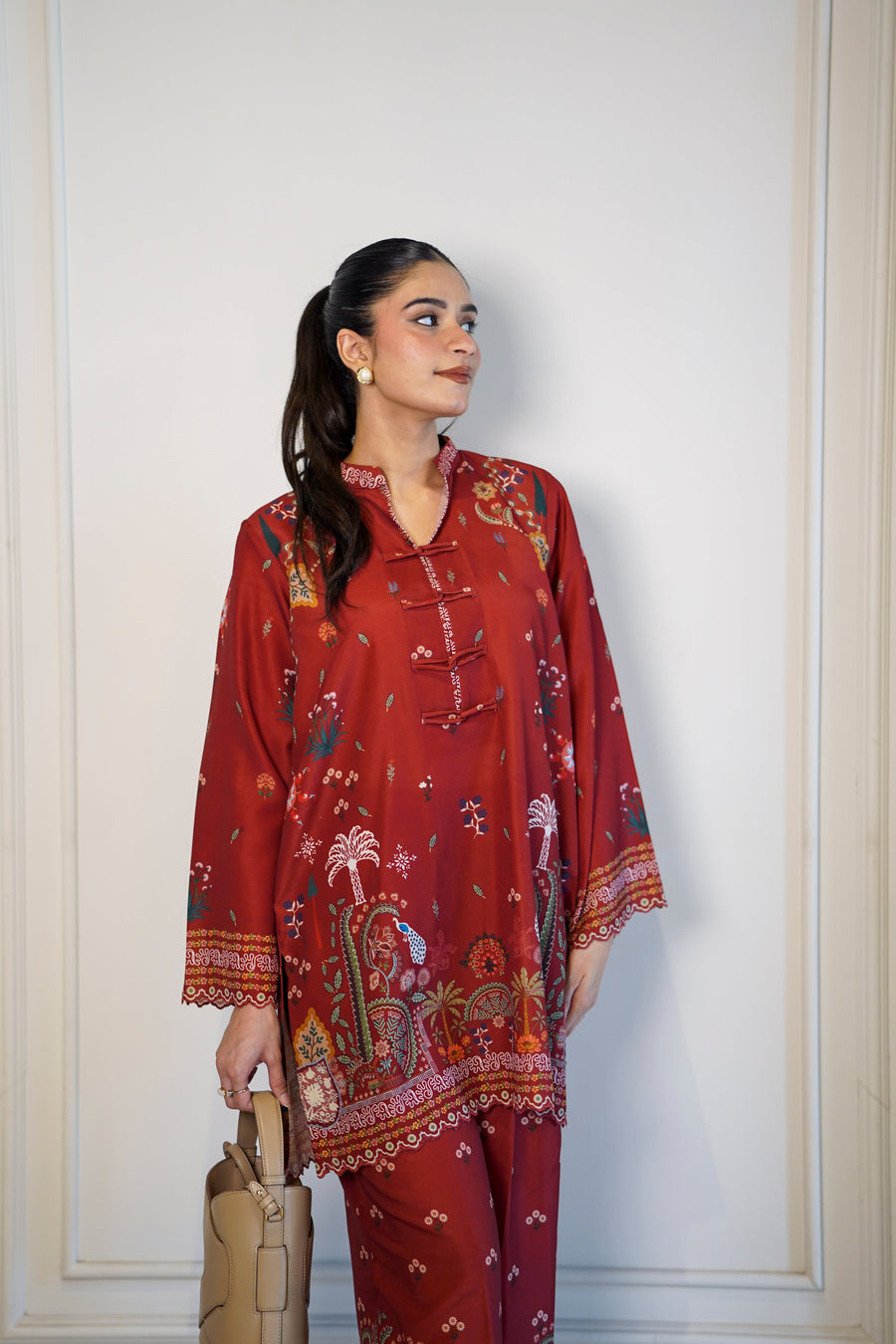 Faiza Faisal FNF Day-Out Printed Poly Lawn Pret 2Pc Suit - ORIYA