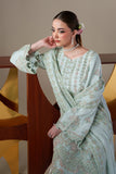 Emaan Adeel Nouvelle Embroidered Chiffon Unstitched 3Pc Suit - ORLA