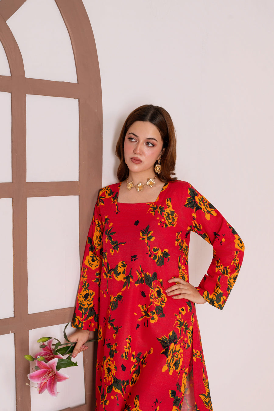 Feathers Digital Printed Khaddar Unstitched 2Pc Suit ORLITH-FT605