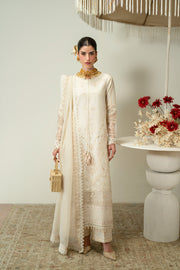 Zariya Zaira Embroidered Luxury Lawn Unstitched 3Pc Suit ZB6S105 ORSA