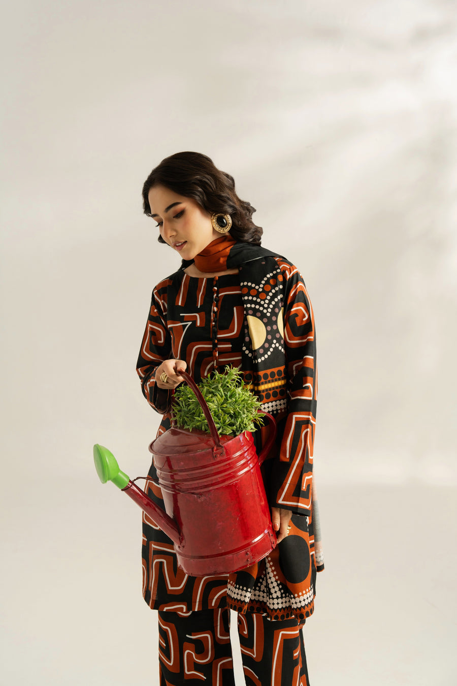 Feathers Dosti Digital Printed Khaddar Unstitched 3Pc Suit ORYNN-FT576