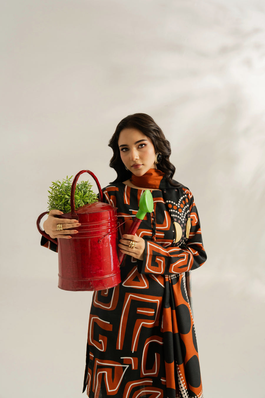 Feathers Dosti Digital Printed Khaddar Unstitched 3Pc Suit ORYNN-FT576