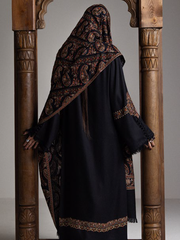 Zara Shahjahan Saraab Embroidered Marina Unstitched 3Pc Suit - OUD