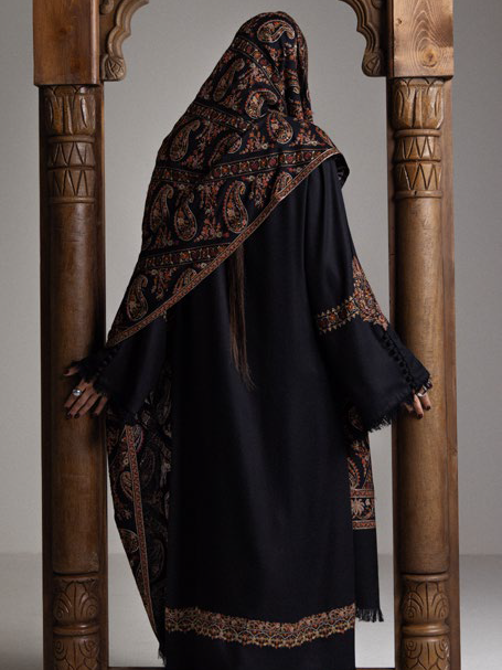 Zara Shahjahan Saraab Embroidered Marina Unstitched 3Pc Suit - OUD