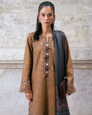 Meet Me In Istanbul by Rang Rasiya Unstitched Khaddar 3Pc Suit - OAT