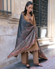 Meet Me In Istanbul by Rang Rasiya Unstitched Khaddar 3Pc Suit - OAT