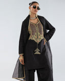 Zivah Apparel Elysian Luxury Pret 3Pc Suit ( Ready To Wear ) Obsidian