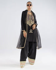 Zivah Apparel Elysian Luxury Pret 3Pc Suit ( Ready To Wear ) Obsidian