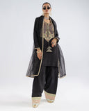 Zivah Apparel Elysian Luxury Pret 3Pc Suit ( Ready To Wear ) Obsidian